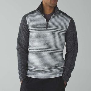 Lululemon Surge Warm 1/2 Zip Mini Akido Stripe